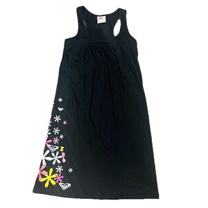 Roxy Paradise Floral Tank Dress Women's Medium Baby Doll 2000s Y2K Surf Style